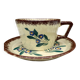 Henriot Quimper teacup and saucer