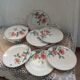 12 antique flat plates + HBCM soup tureen