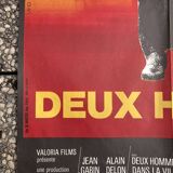 Original movie poster Two Men in the City Alain Delon Jean Gabin