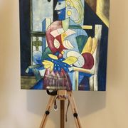 "Tableau 'The Seated Woman' by Pablo Picasso painted in 1937."