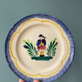 Set of 3 old plates MBFA Pornic, peninsula of Rhuys