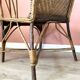 Fauteuil en rotin vintage