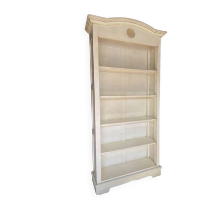 Bibliothèque de style Louis Philippe / Meuble de métier en merisier ma