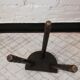 Tabouret tripode de vacher demi lune
