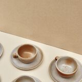 Lot de tasses en grès