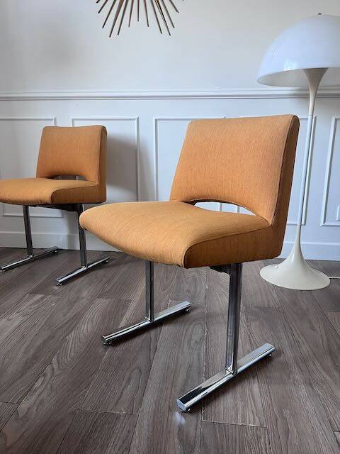 Ensemble de quatre chaises Georges Frydman