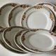 8 Saint Amand dessert plates, Cotentin service