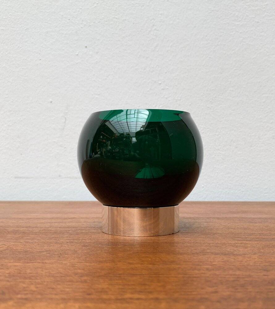 Mid-century modern German space-age glass balls by Quist, 1960s, set of 3