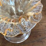 Murano blown glass trumpet vase, 1960s-70s