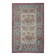 Tapis Kilim de Bessarabie en laine tissée à plat à motifs floraux roses et bleu, 1870