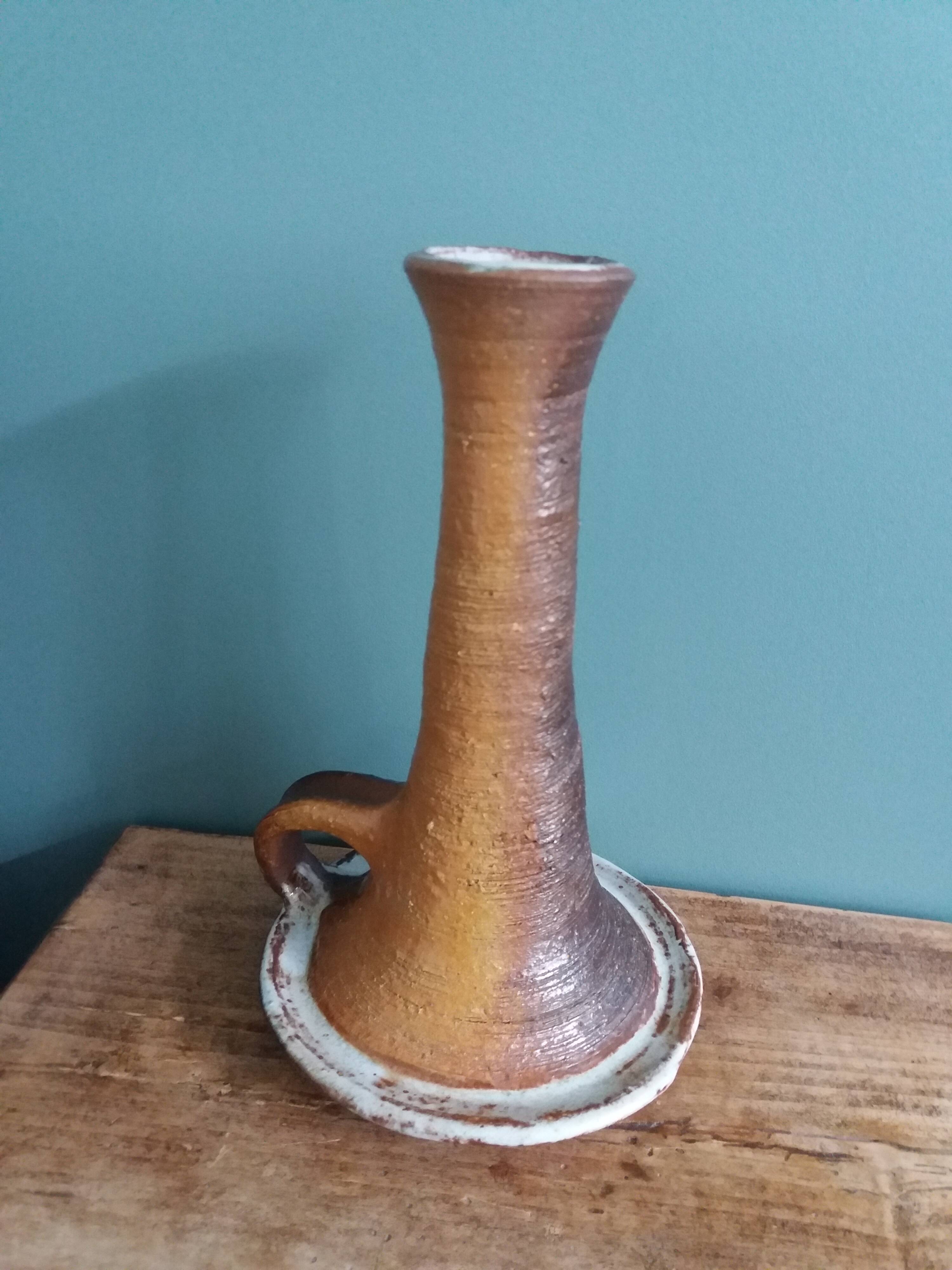 Candle holder signed Cécile Dein