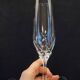 10 crystal champagne flutes 24% Cristallerie Kaspar Lemberg Lorraine vintage