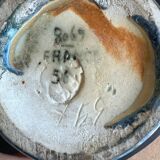 Vintage flower pick – Gradient blue – 1956 – Shell shape