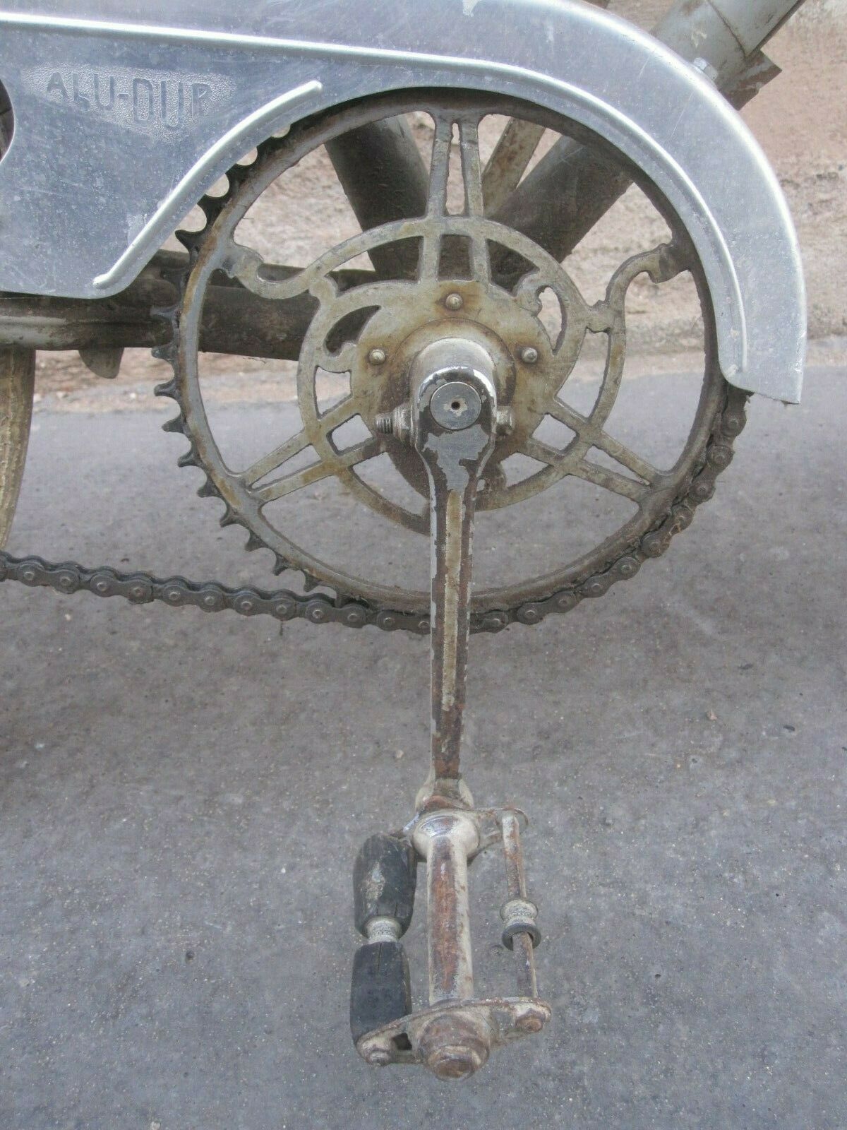 Old French-made carrier bike