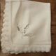 Nappe rectangulaire et 11 serviettes motif dentelle