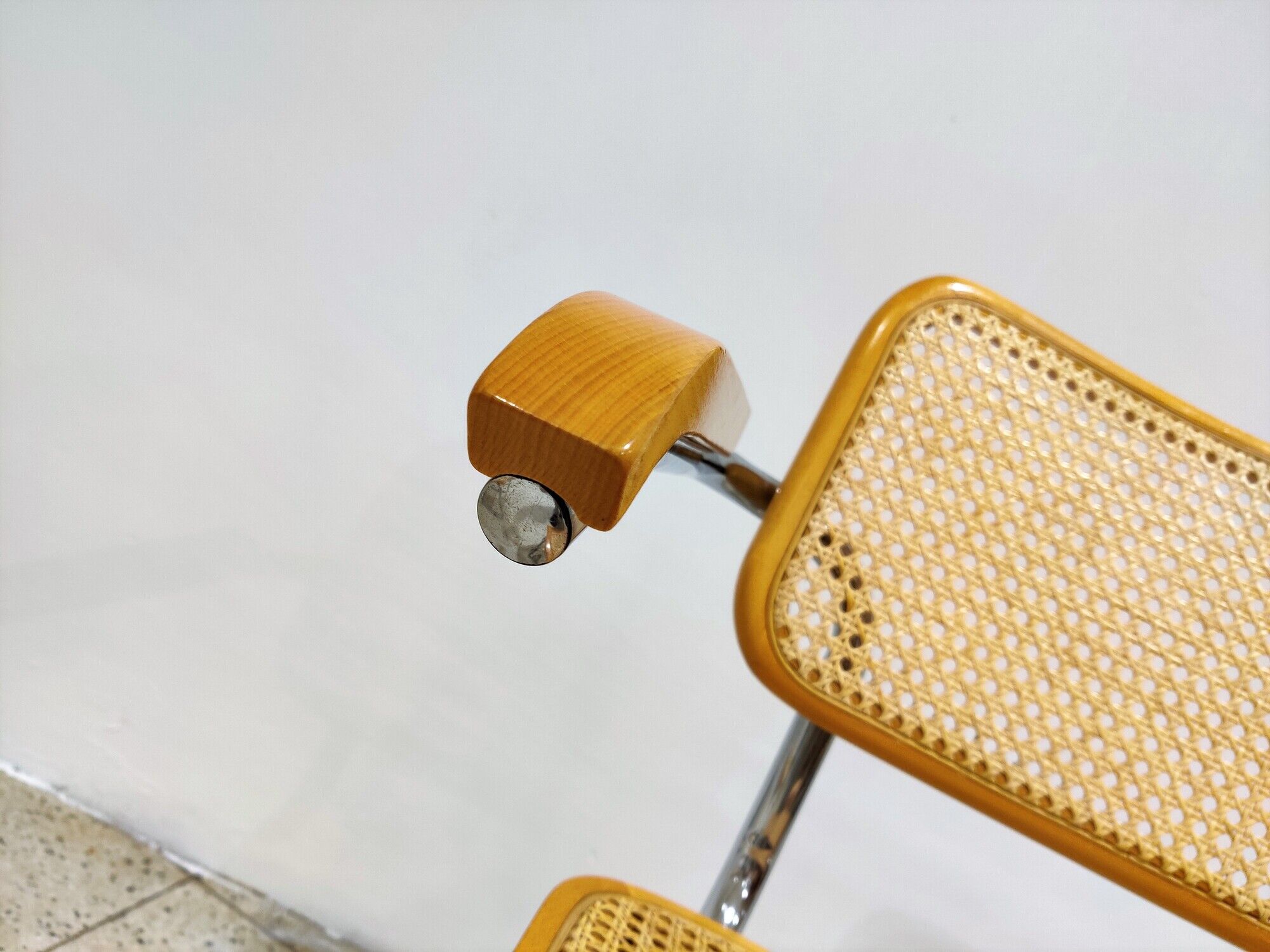 Vintage Marcel Breuer Cesca B64 chairs, made in italy, 1970