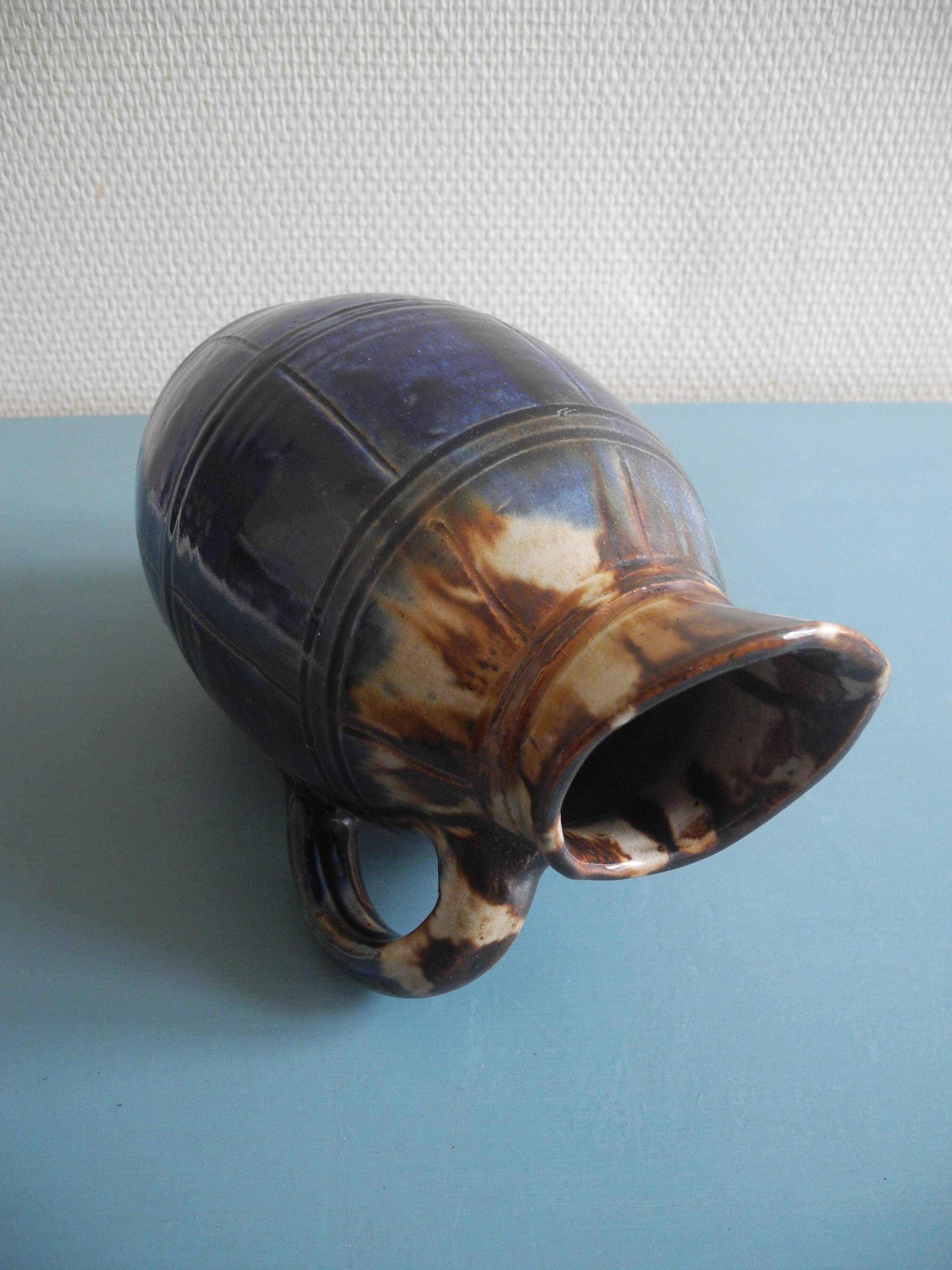 glazed stoneware pitcher jug Ici Paris