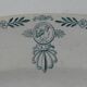 Oval dish iron earth compiegne