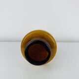 Scandinavian vase in opaque yellow glass, 1960s, vintage