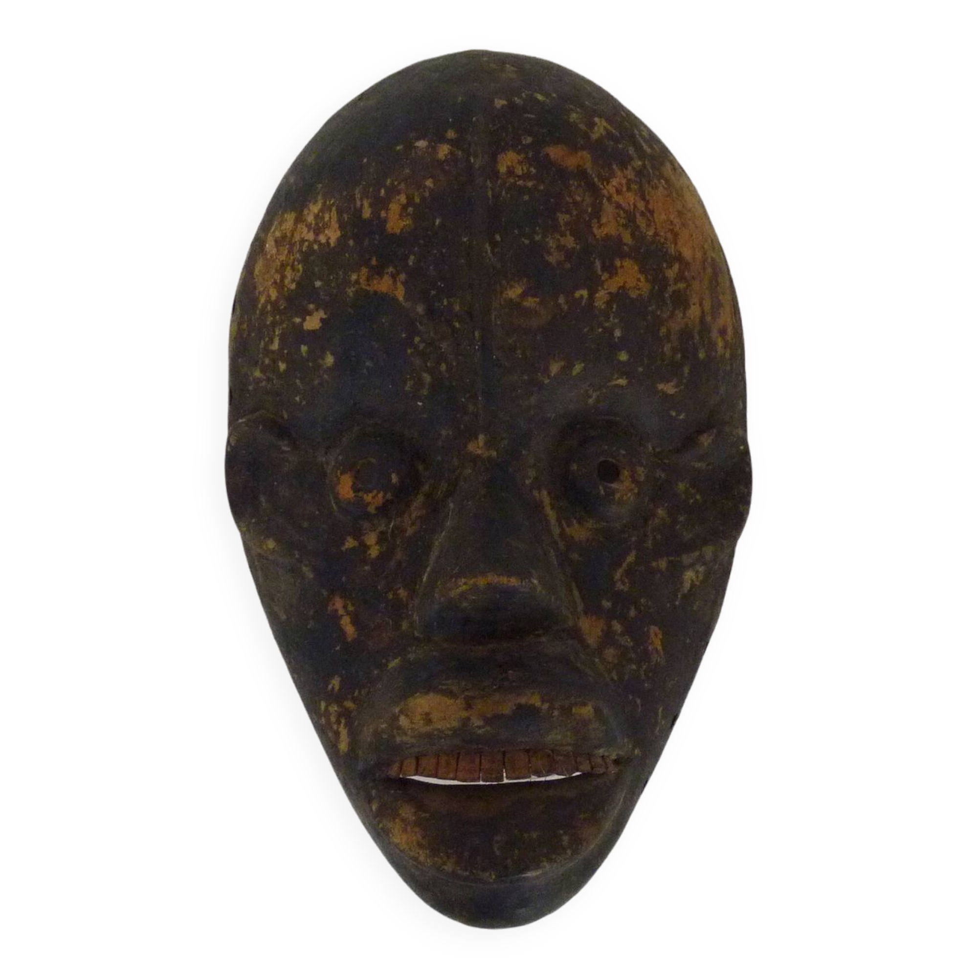 Ancien masque dan de côte d'ivoire afrique art tribal africain. années 60