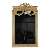 Important gilded wooden mirror, Louis XVI style – second half of the 19th century
