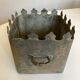 Pot cover 19th in zinc patina of origin