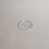 Moulded glass coaster