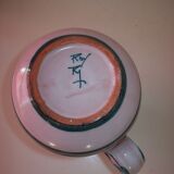Ceramic pitcher signed Yvon Roy