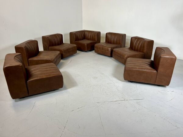 Canapé modulaire modèle '9000' par Tito Agnoli pour Arflex, Italie, années 1970.