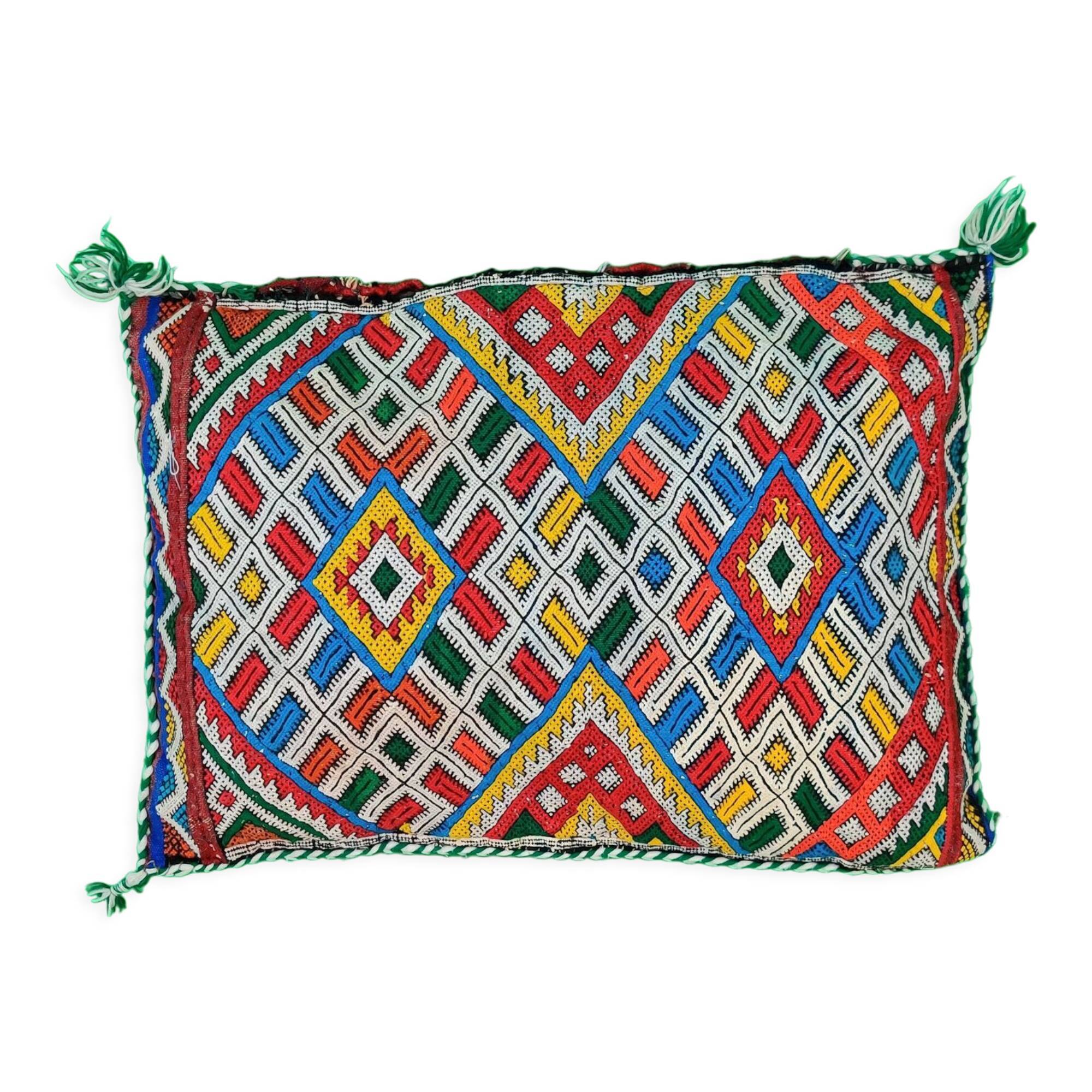 Berber cushion Kilim multicolored