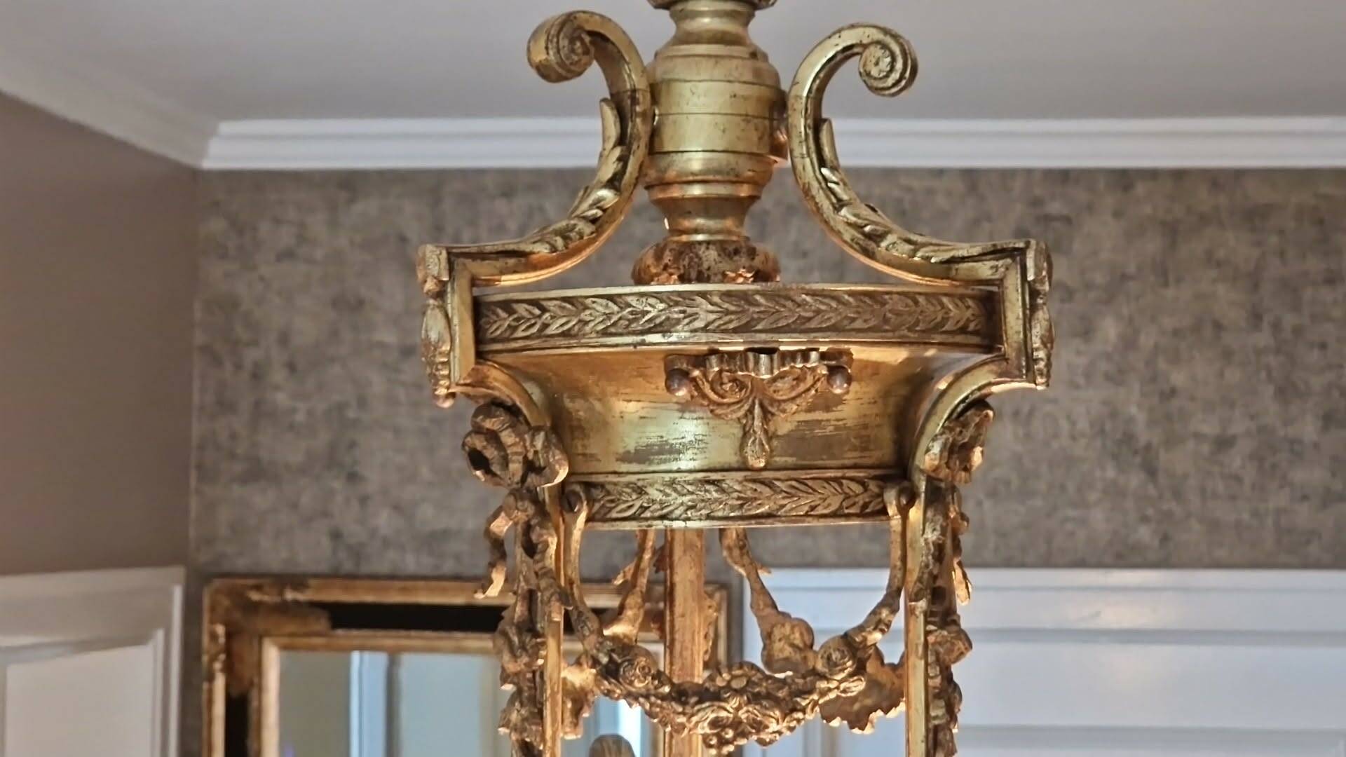 lustrous gold bronze and alabaster