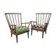 Pair of Baumann fan chairs, 1960
