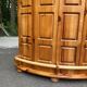 Vintage brutalist bar counter in solid wood from the 1980s.