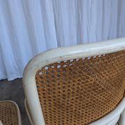 Set of 4 Thonet Style 811 Cane Chair: Josef Hoffman Mid-Century Modern Furn