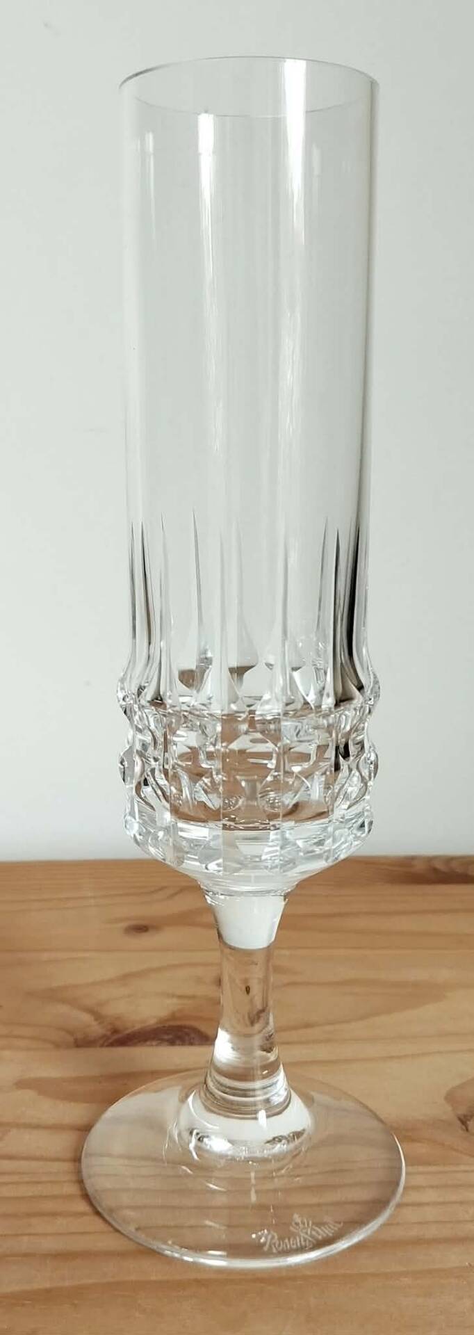 4 cut crystal champagne flutes Rosenthal Studio Linie Line