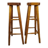 4 brutalist bar stools