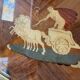 60s marquetry tray