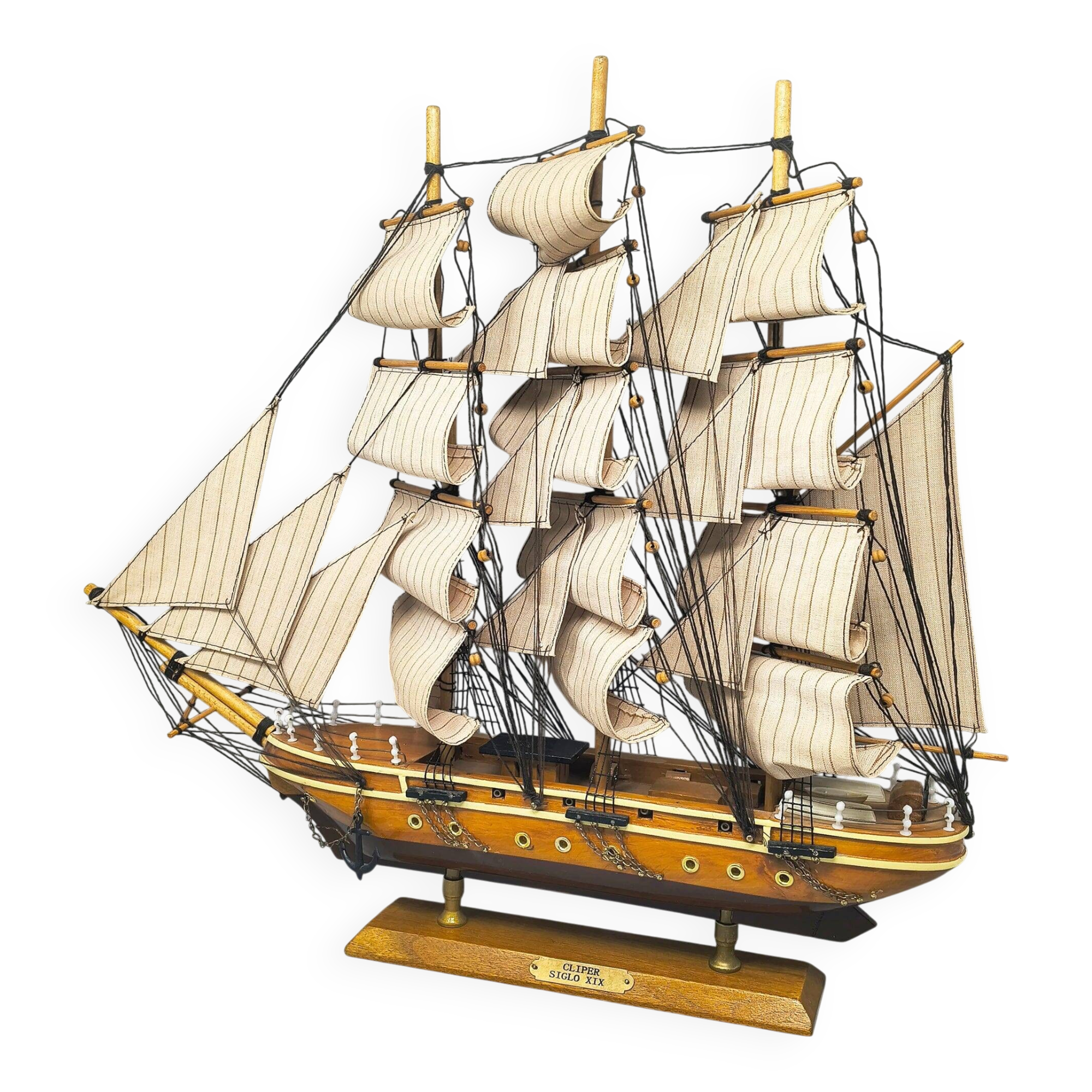 Bateau modèle Astonishing Cliper du XIXe siècle des années 1970. Fait main. Fabriqué en Angleterre.