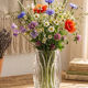 Crystal glass lentil vase