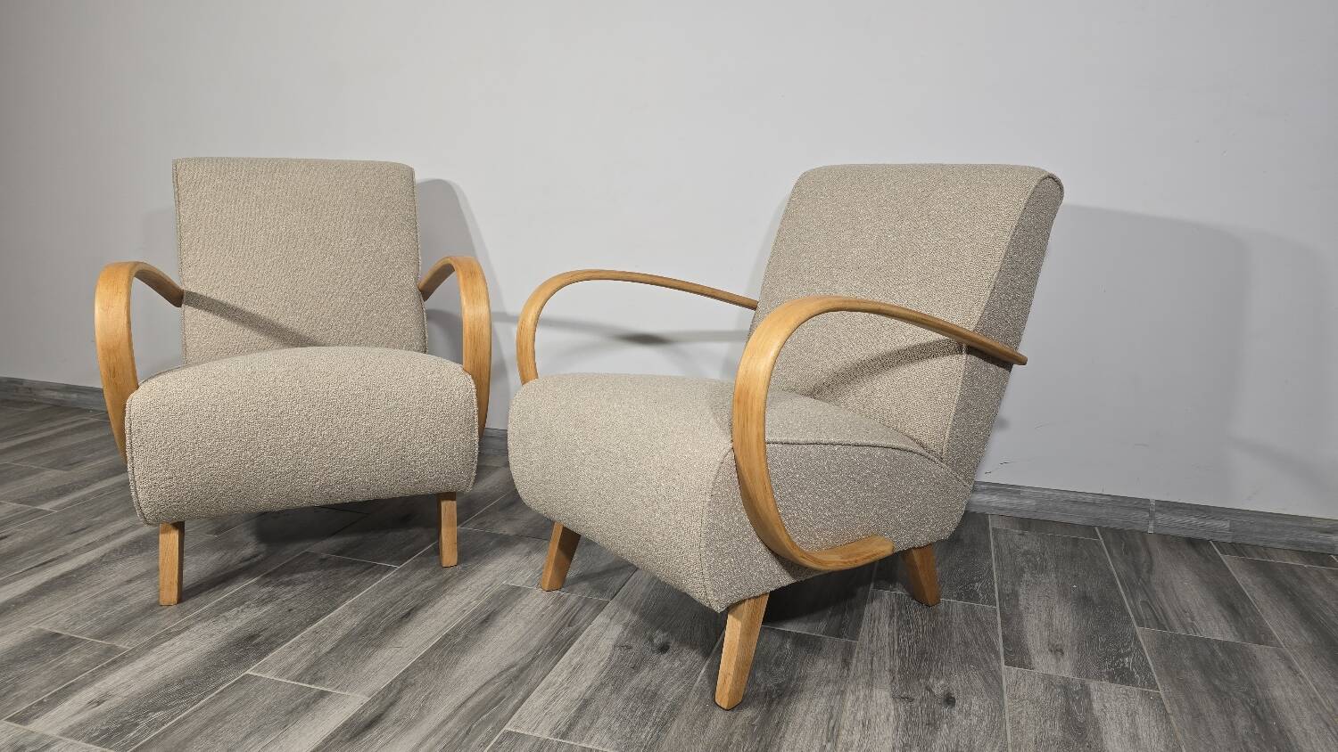 Lounge Chairs by Jindrich Halabala, 1940s, Set of 2