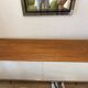 Kurt Thut vintage enfilade in 2 parts, walnut and metal from the 1950s.