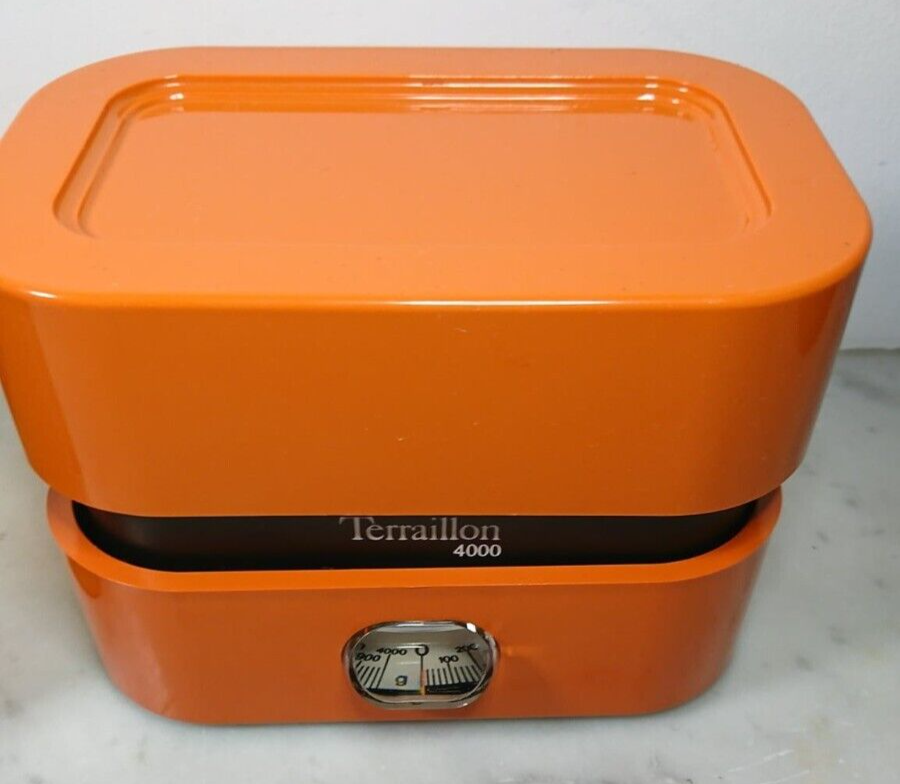 Vintage Terraillon 4000 orange complete kitchen scale