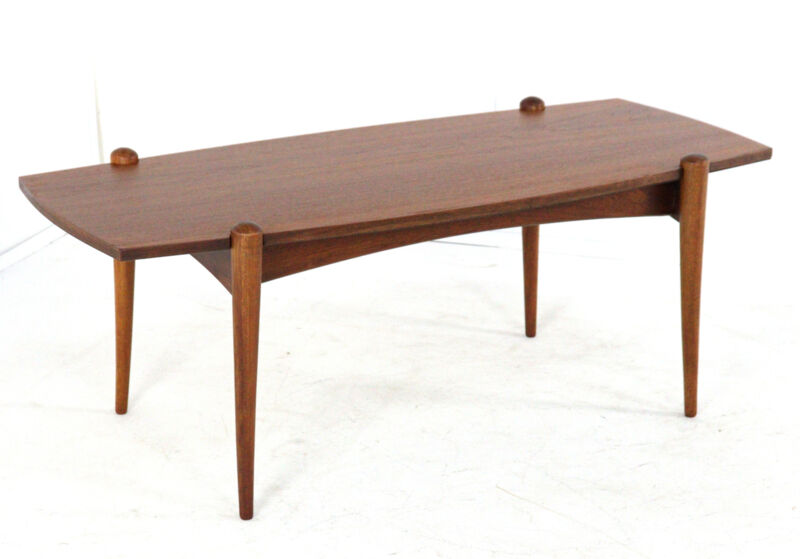 Coffee table 'Bilderdijk' - dutch design - mid century modern in teak