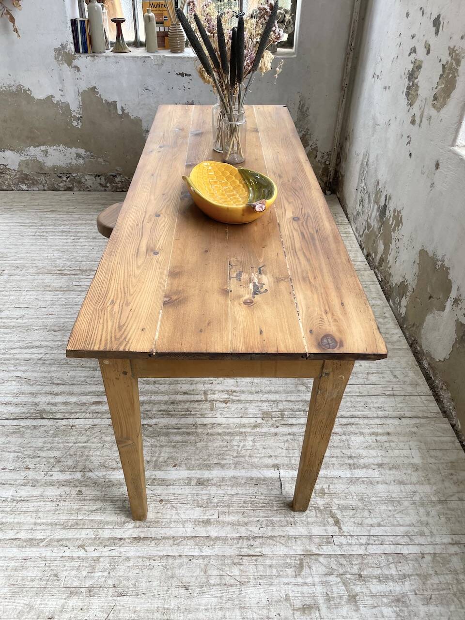 2m pine farm table