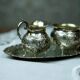 Vintage Silver Vessels, 1950s, Set of 3