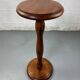 Wooden pedestal table