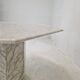 Italian carrara marble octagon garden or dining table, 1960s