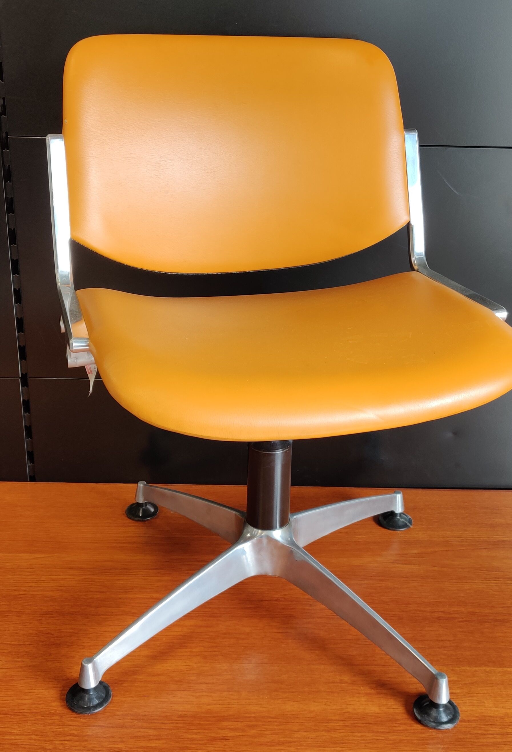 Swivel chair Piretti DSC 106 Anonima Castelli Edition 1970 years