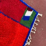 Contemporary Beni Ouarain Rug 300x200 cm – Multicoloured Abstract Patterns