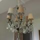 Antique chandelier with tassels